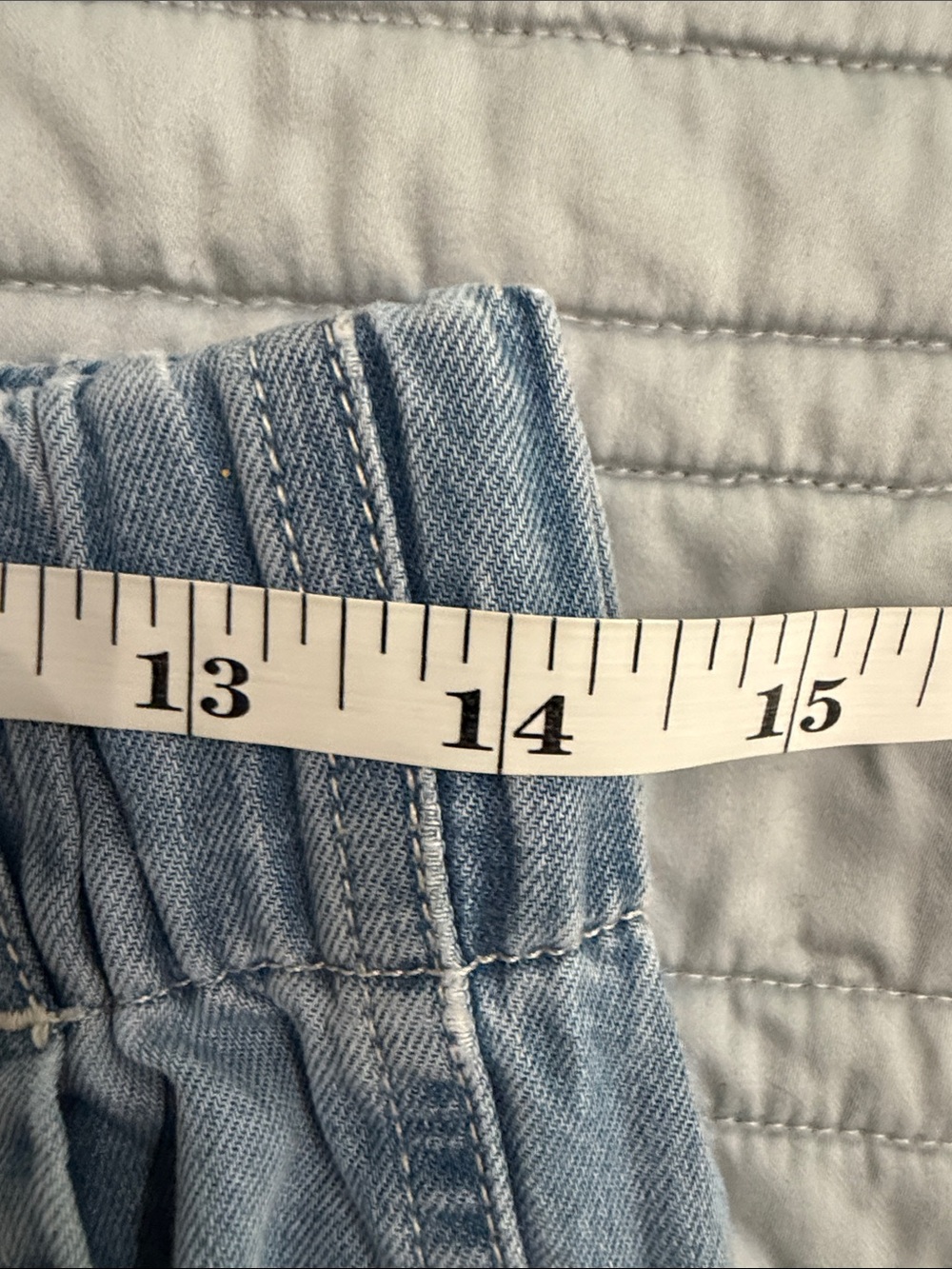 NWOT New JCrew Astrid pant in chambray - Picture 4 of 5